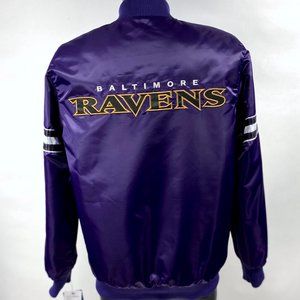 Baltimore Ravens STARTEREE Jacket Snap Down NFL PURPLE XL 2X